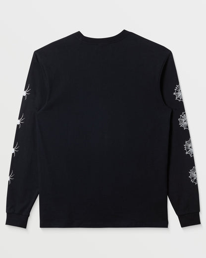 Webbed Long Sleeve T-Shirt - Black - Quick Silver