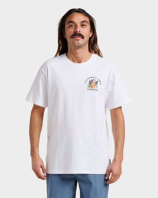 Ca California Vibes Classic T-shirt - White - Quick Silver