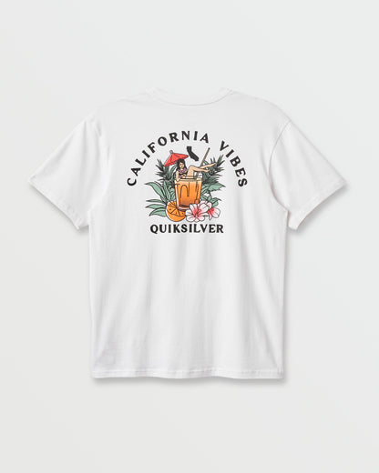 Ca California Vibes Classic T-shirt - White - Quick Silver