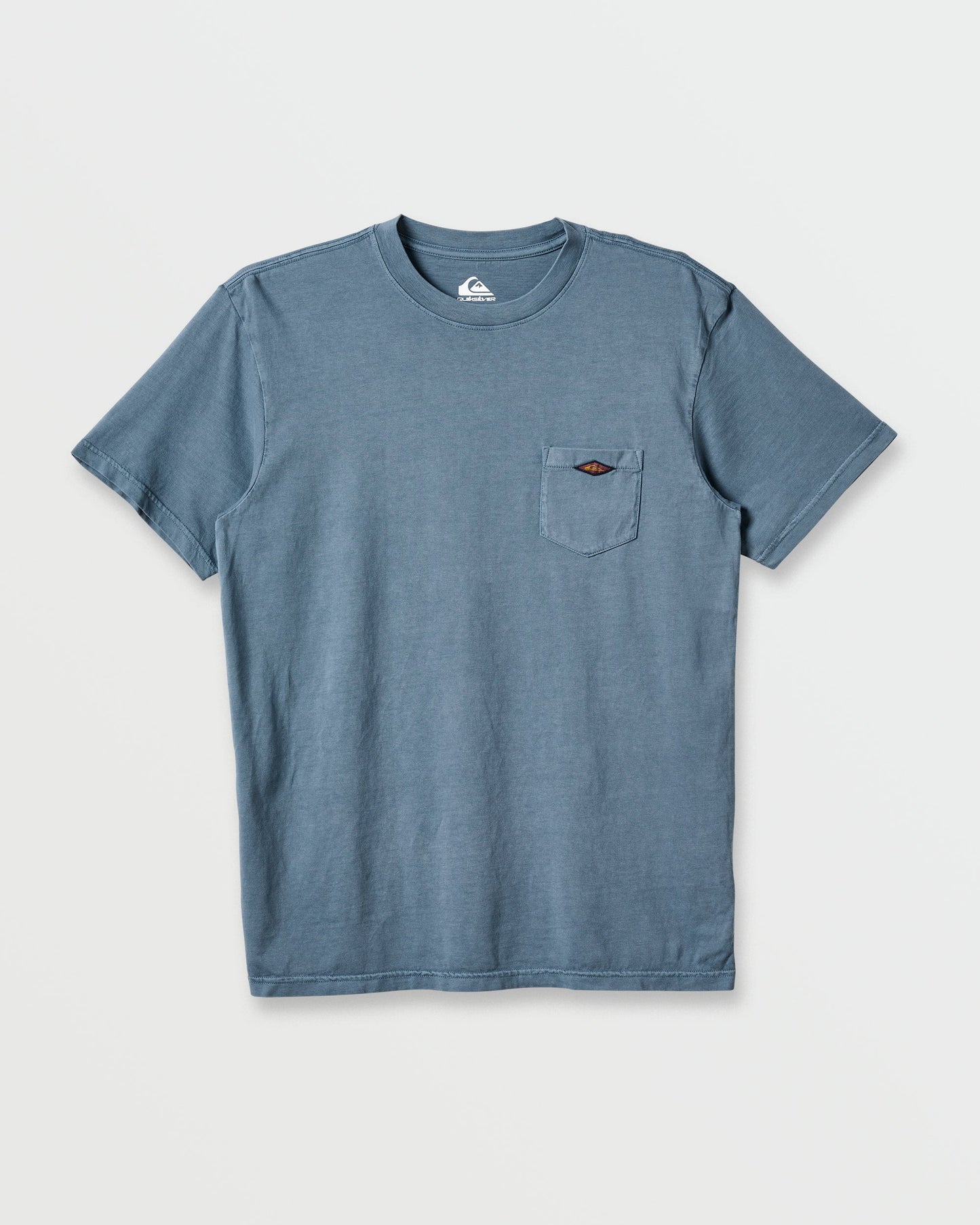 Saltwater Pocket Tee - China Blue - Quick Silver