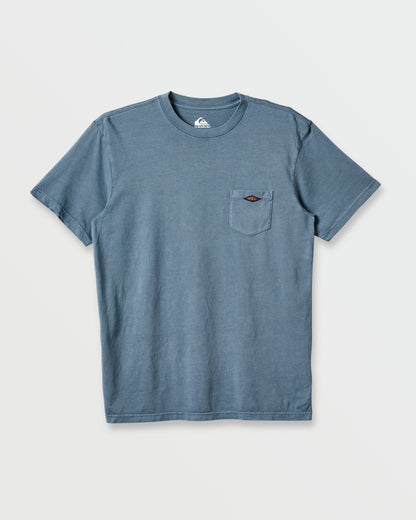 Saltwater Pocket Tee - China Blue - Quick Silver