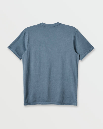 Saltwater Pocket Tee - China Blue - Quick Silver