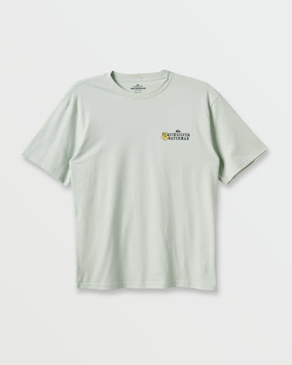 Waterman Aloha Sunset Classic T-shirt - Smoke - Quick Silver