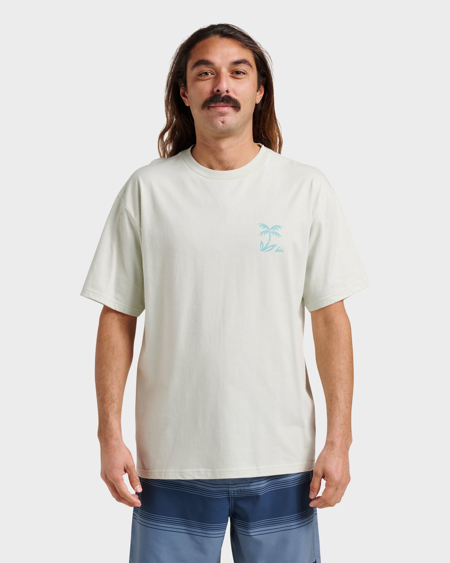 Waterman Back Band Classic T-shirt - Smoke - Quick Silver