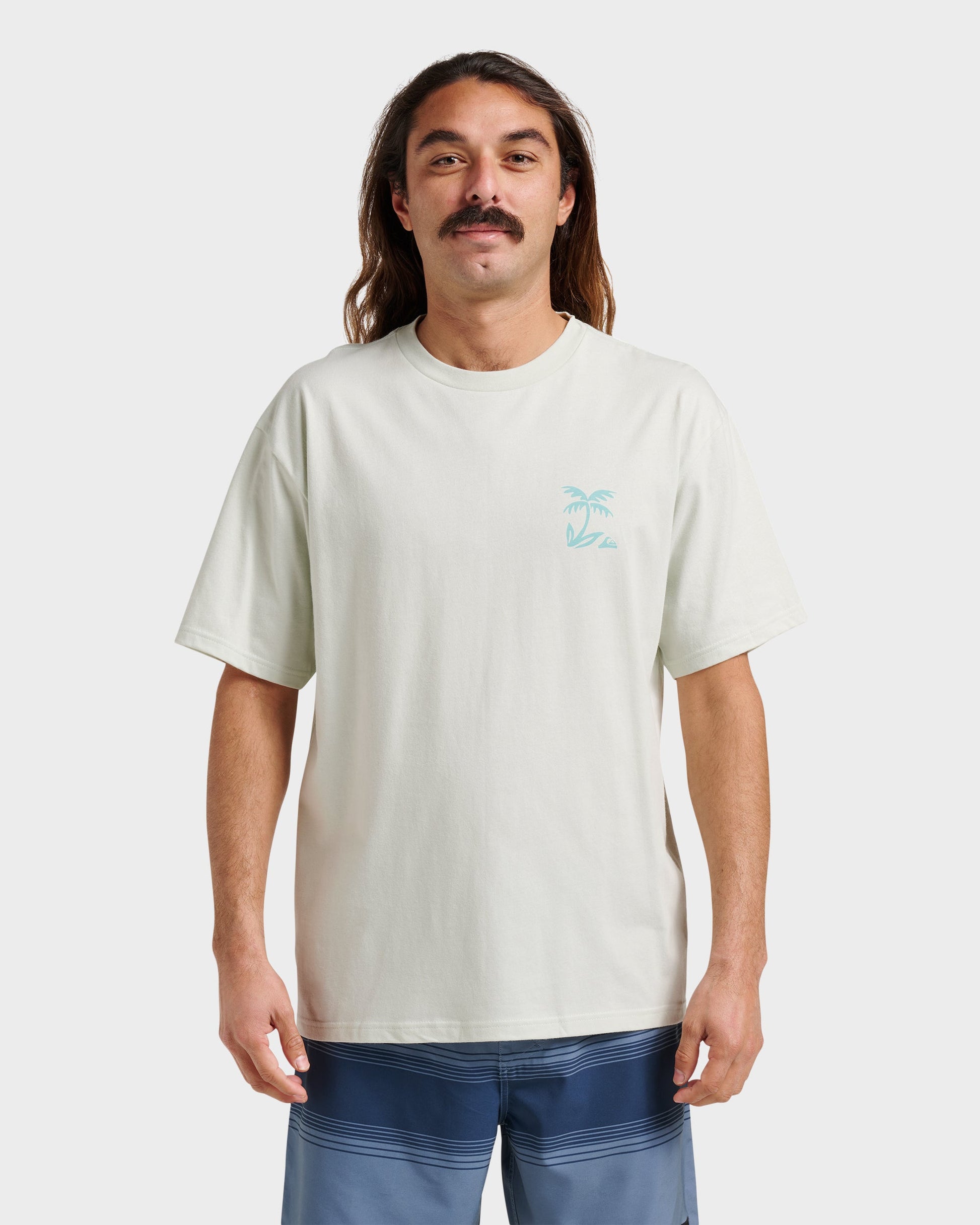 Waterman Back Band Classic T-shirt - Smoke - Quick Silver