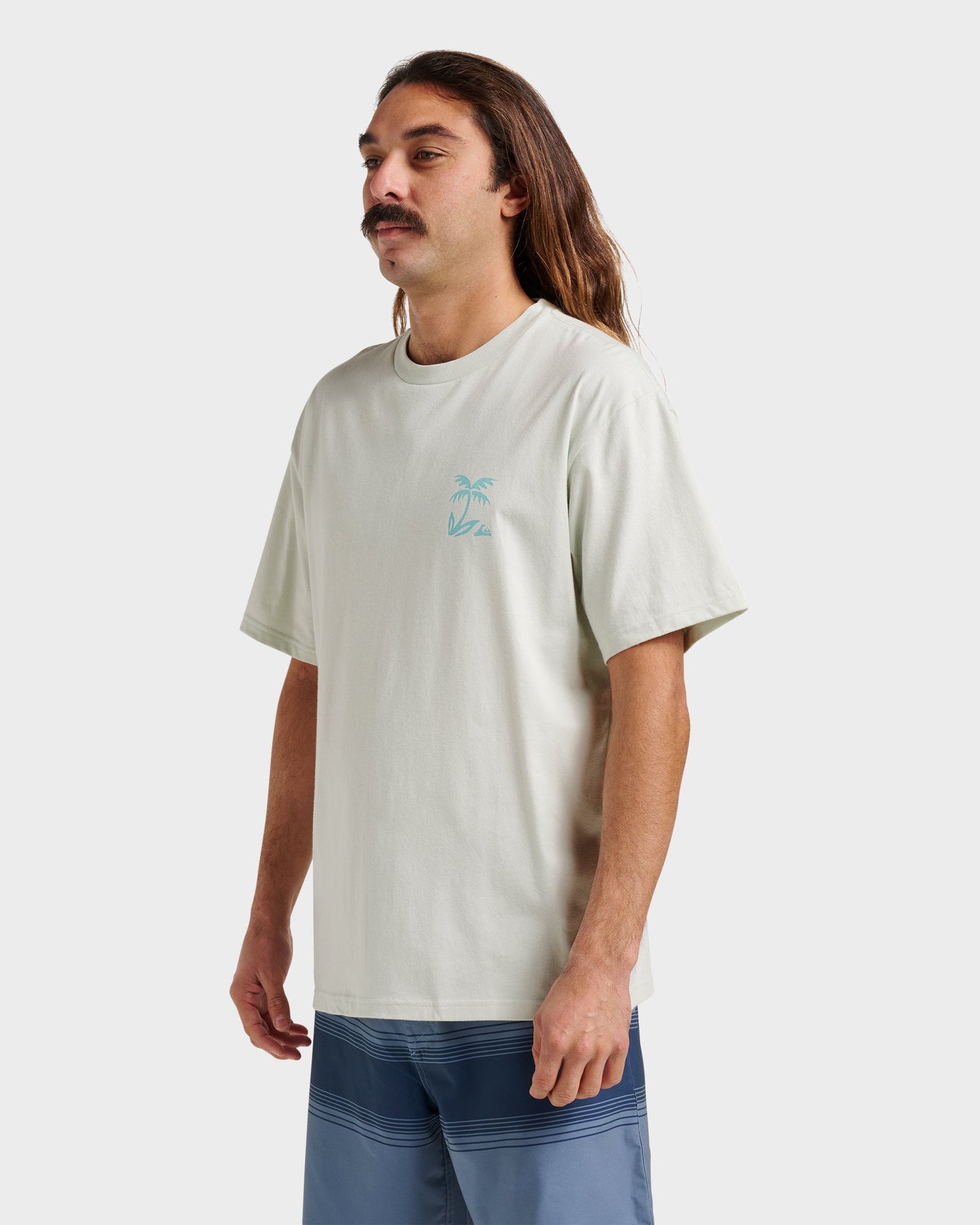 Waterman Back Band Classic T-shirt - Smoke - Quick Silver