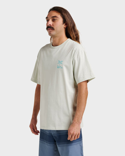 Waterman Back Band Classic T-shirt - Smoke - Quick Silver