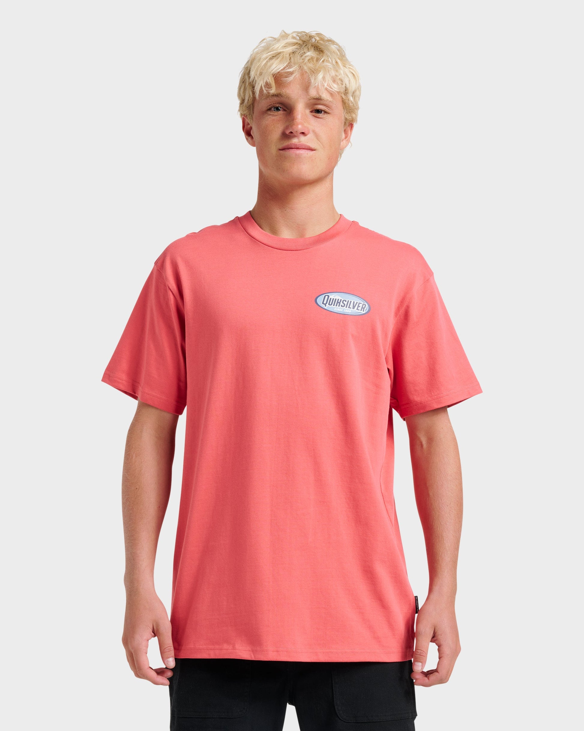 Cresent Speed Classic T-shirt - Mineral Red - Quick Silver