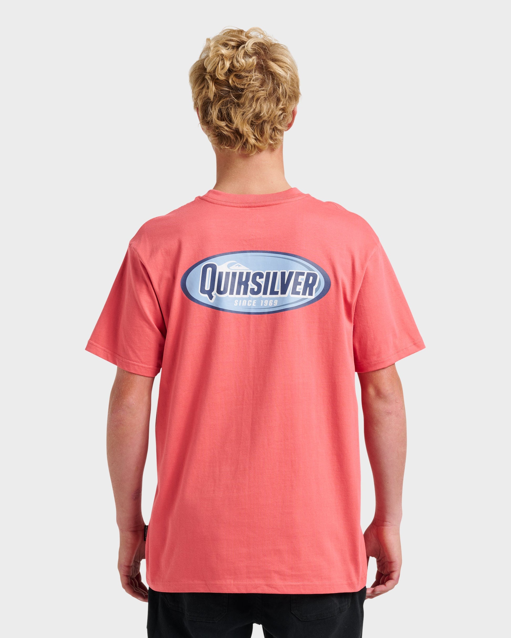 Cresent Speed Classic T-shirt - Mineral Red - Quick Silver
