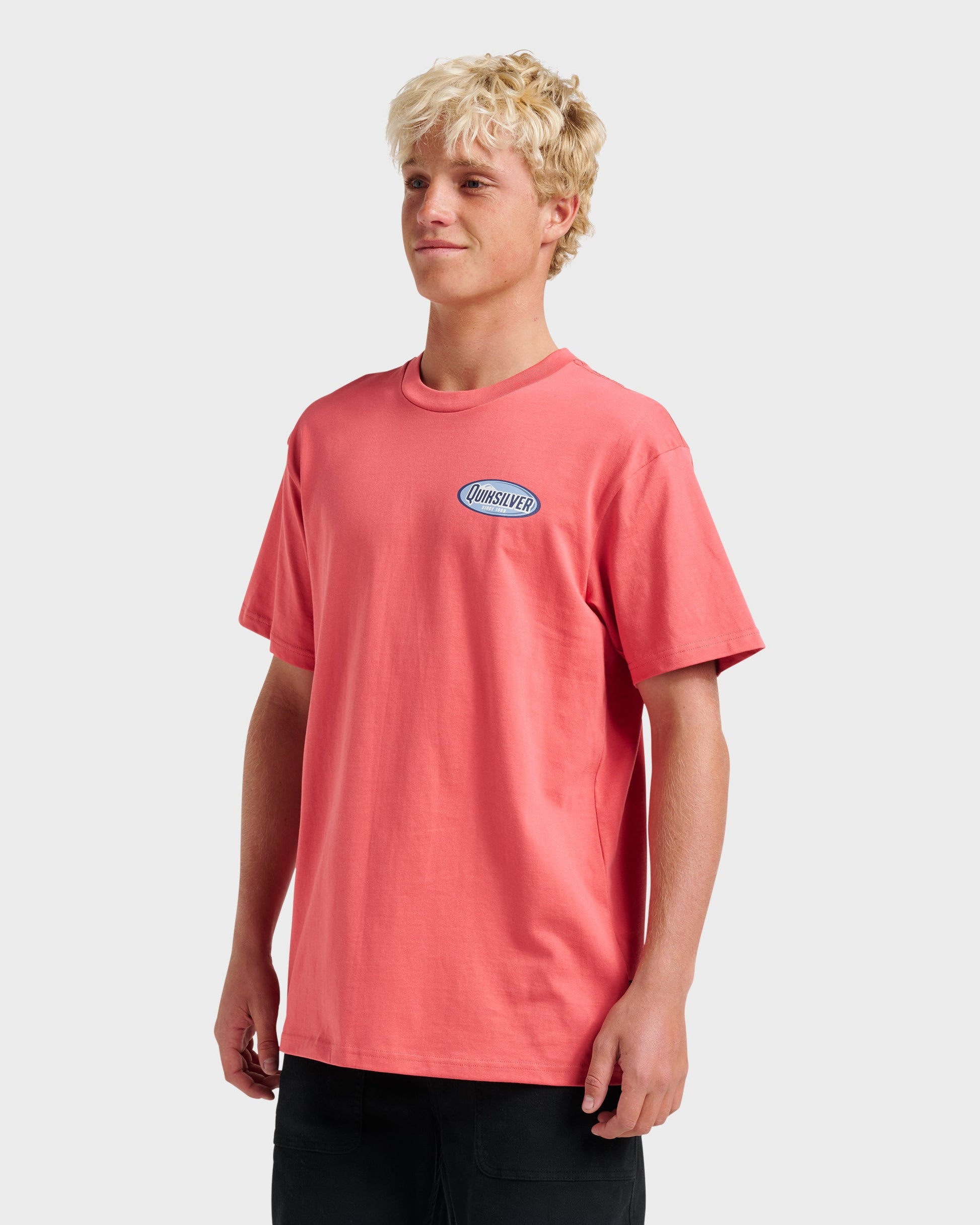 Cresent Speed Classic T-shirt - Mineral Red - Quick Silver