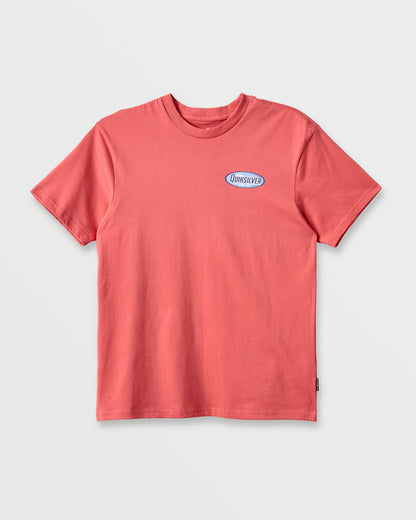 Cresent Speed Classic T-shirt - Mineral Red - Quick Silver