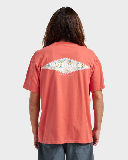 Waterman Diamond Classic T-shirt - Hot Sauce - Quick Silver