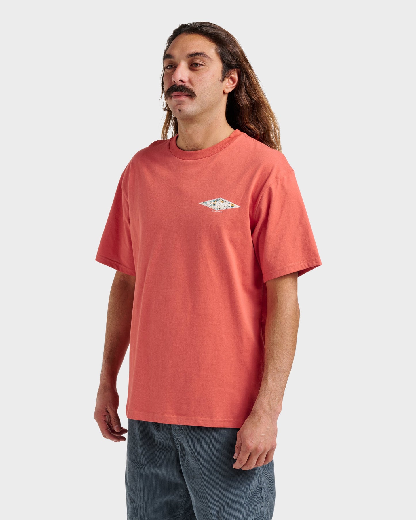 Waterman Diamond Classic T-shirt - Hot Sauce - Quick Silver