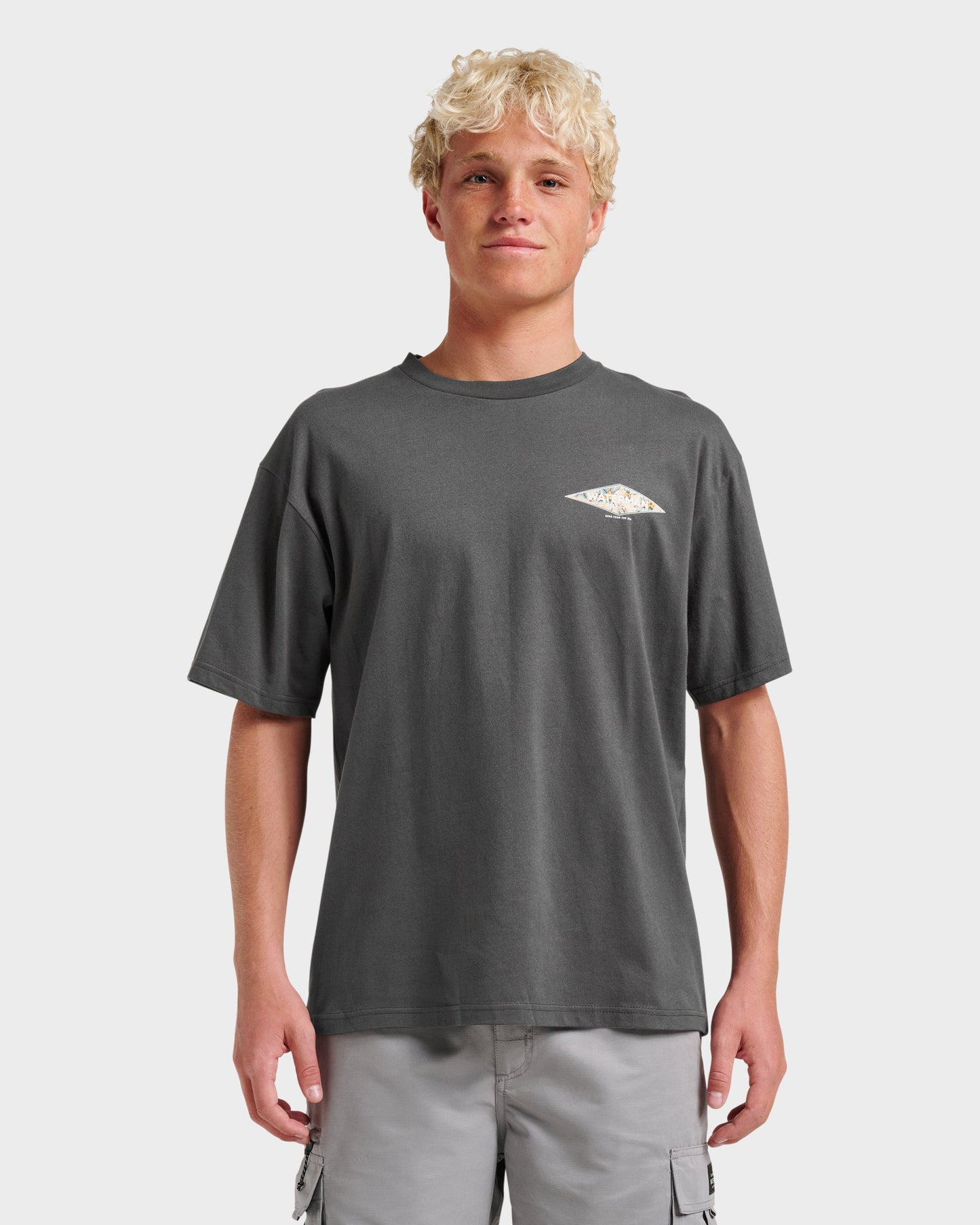 Waterman Diamond Classic T-shirt - Phantom - Quick Silver