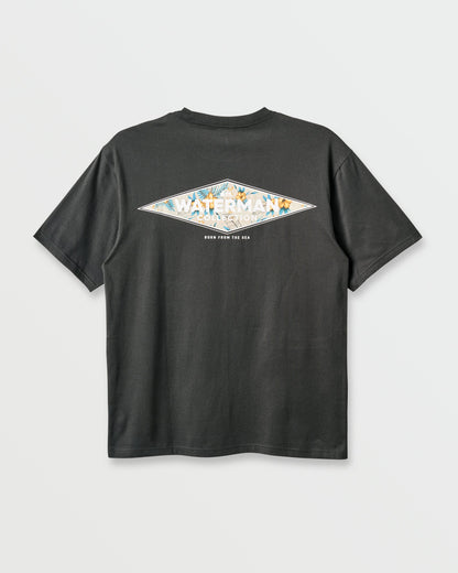 Waterman Diamond Classic T-shirt - Phantom - Quick Silver