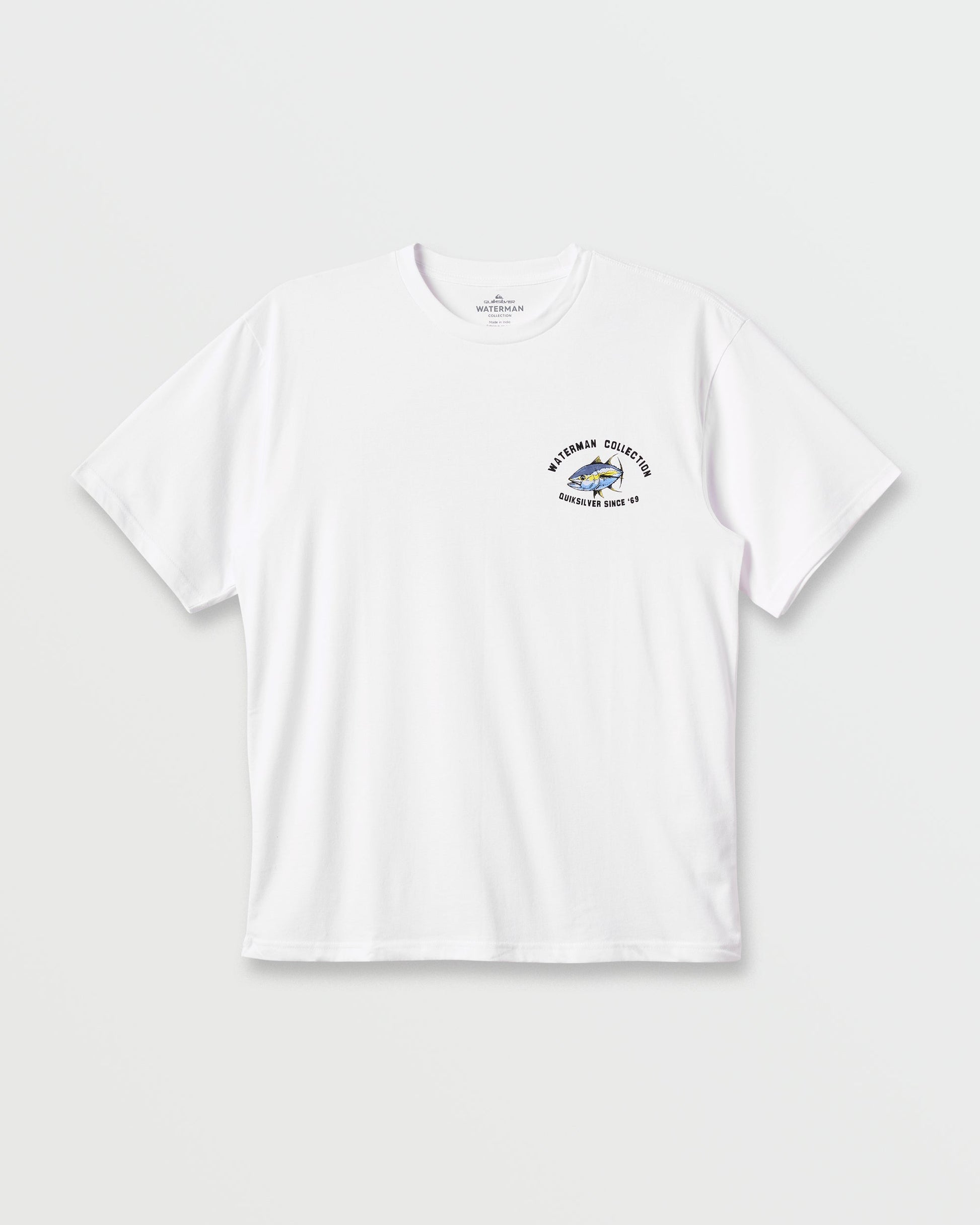 Waterman Double Ahi Classic T-shirt - White - Quick Silver