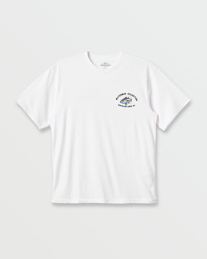Waterman Double Ahi Classic T-shirt - White - Quick Silver