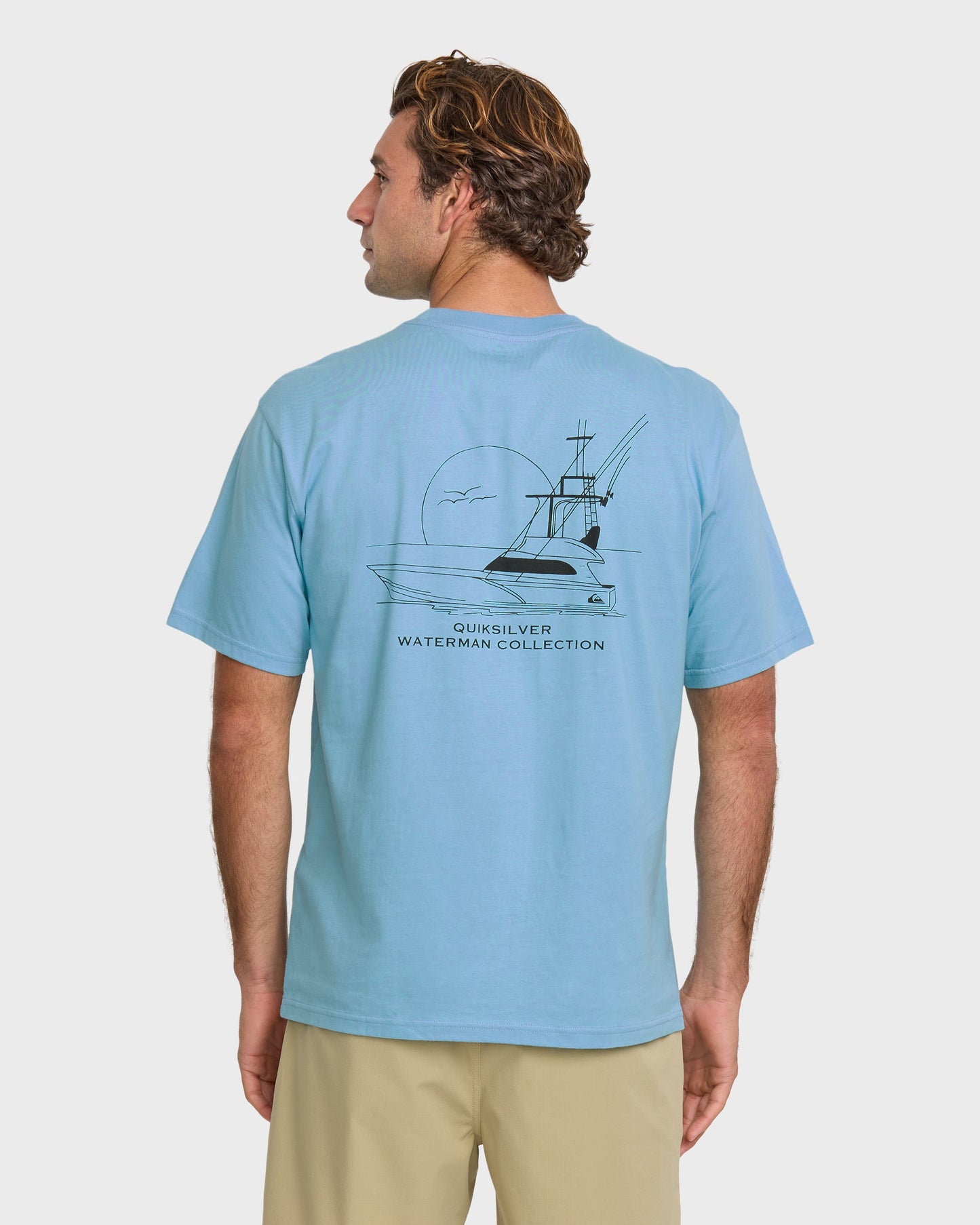 Waterman Fishing Trip Classic T-shirt - Cali Blue - Quick Silver