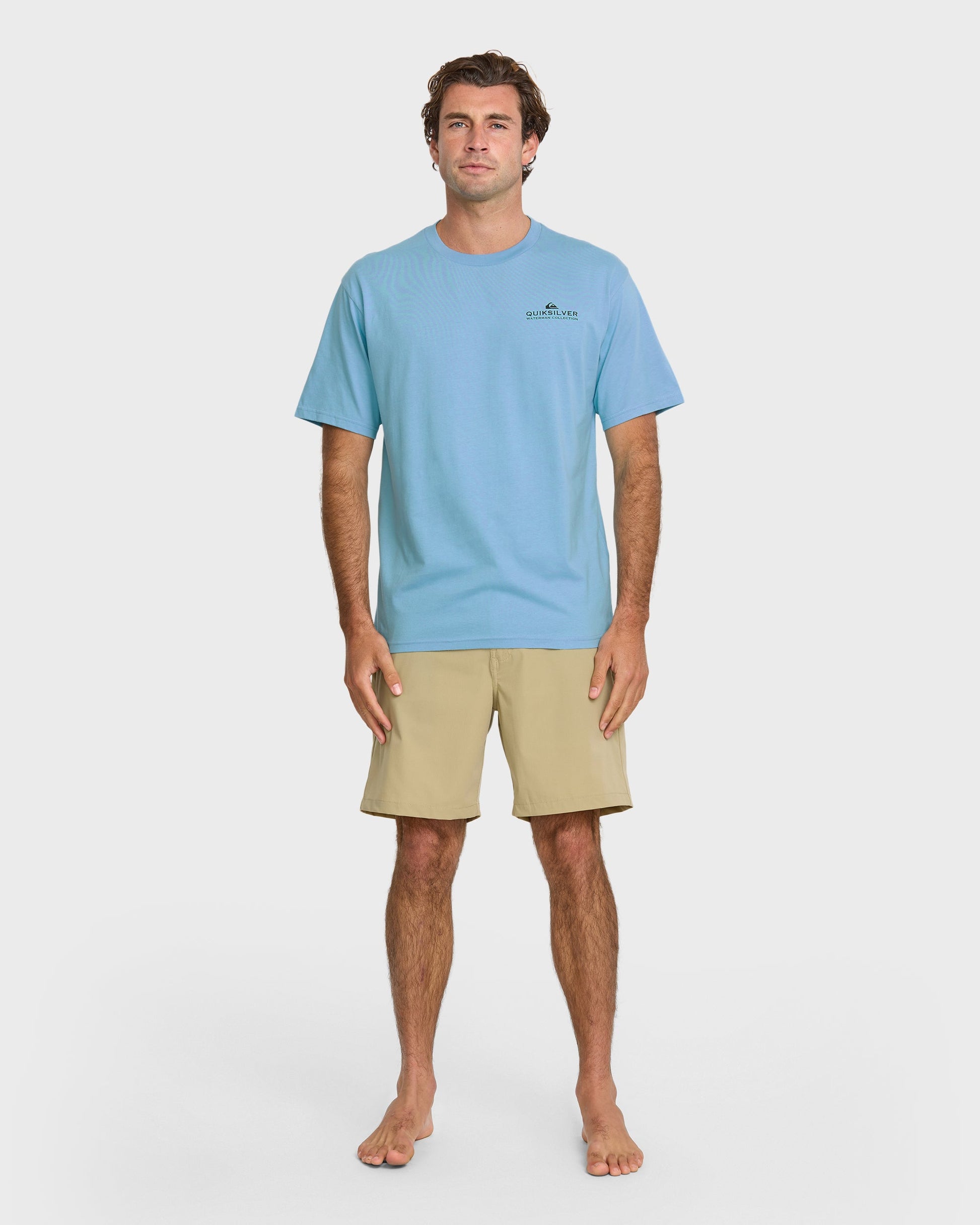 Waterman Fishing Trip Classic T-shirt - Cali Blue - Quick Silver