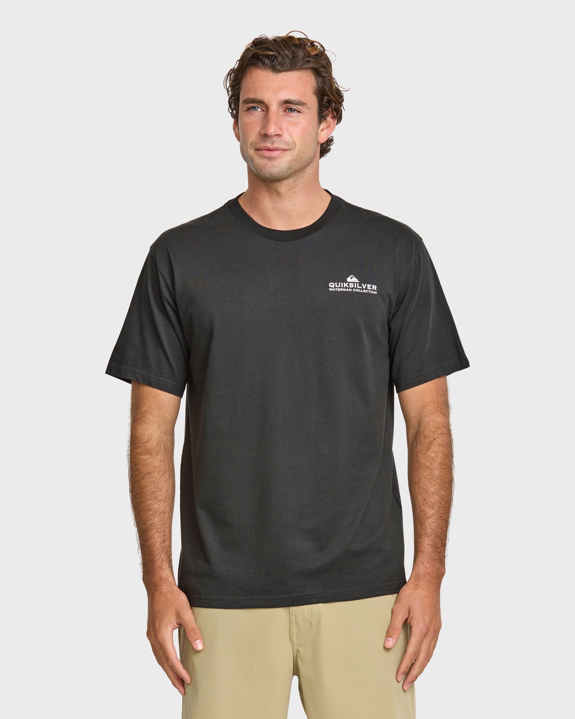 Waterman Fishing Trip Classic T-shirt - Phantom - Quick Silver