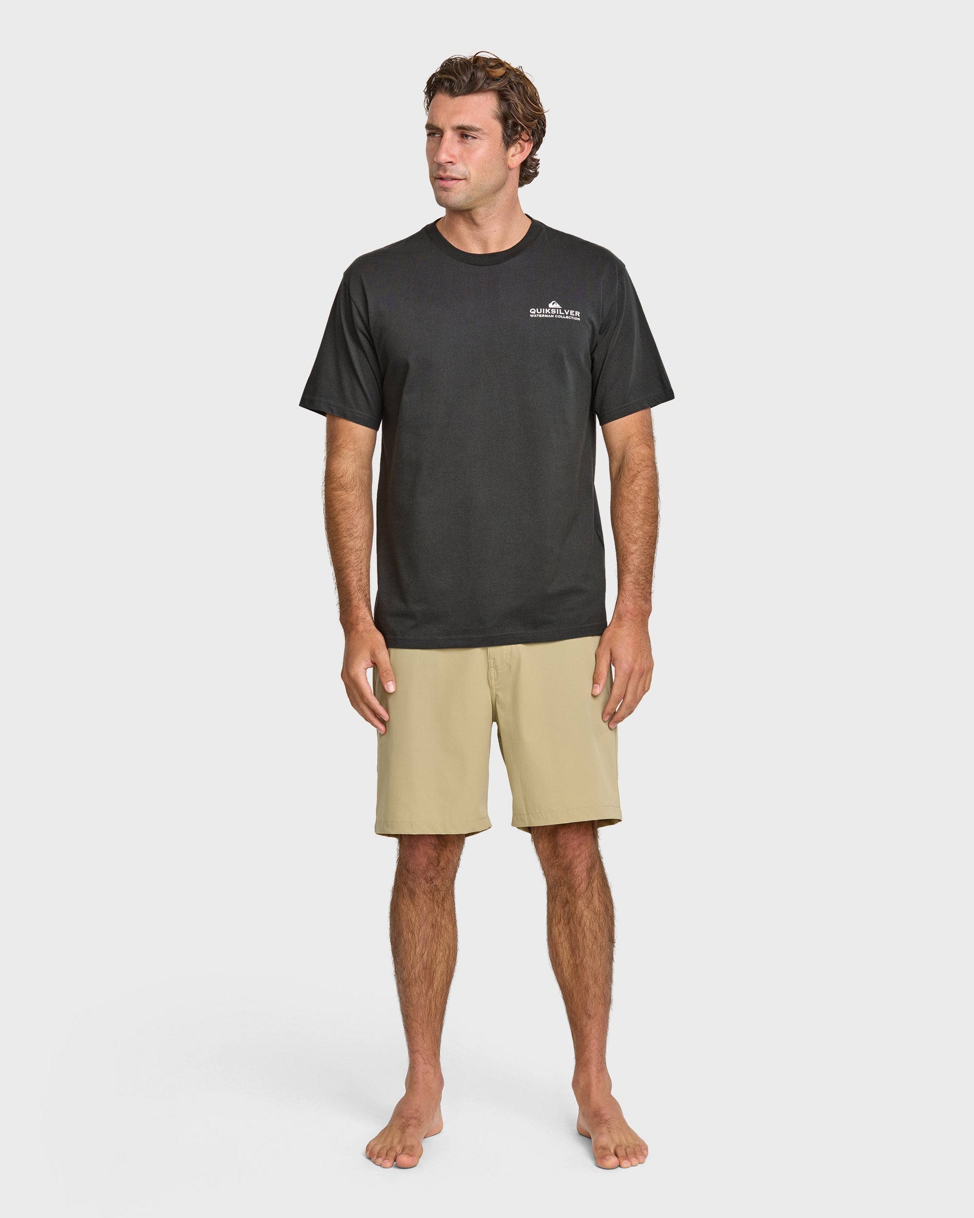 Waterman Fishing Trip Classic T-shirt - Phantom - Quick Silver