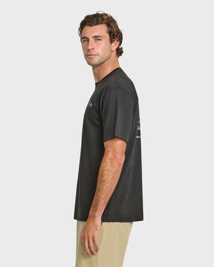 Waterman Fishing Trip Classic T-shirt - Phantom - Quick Silver