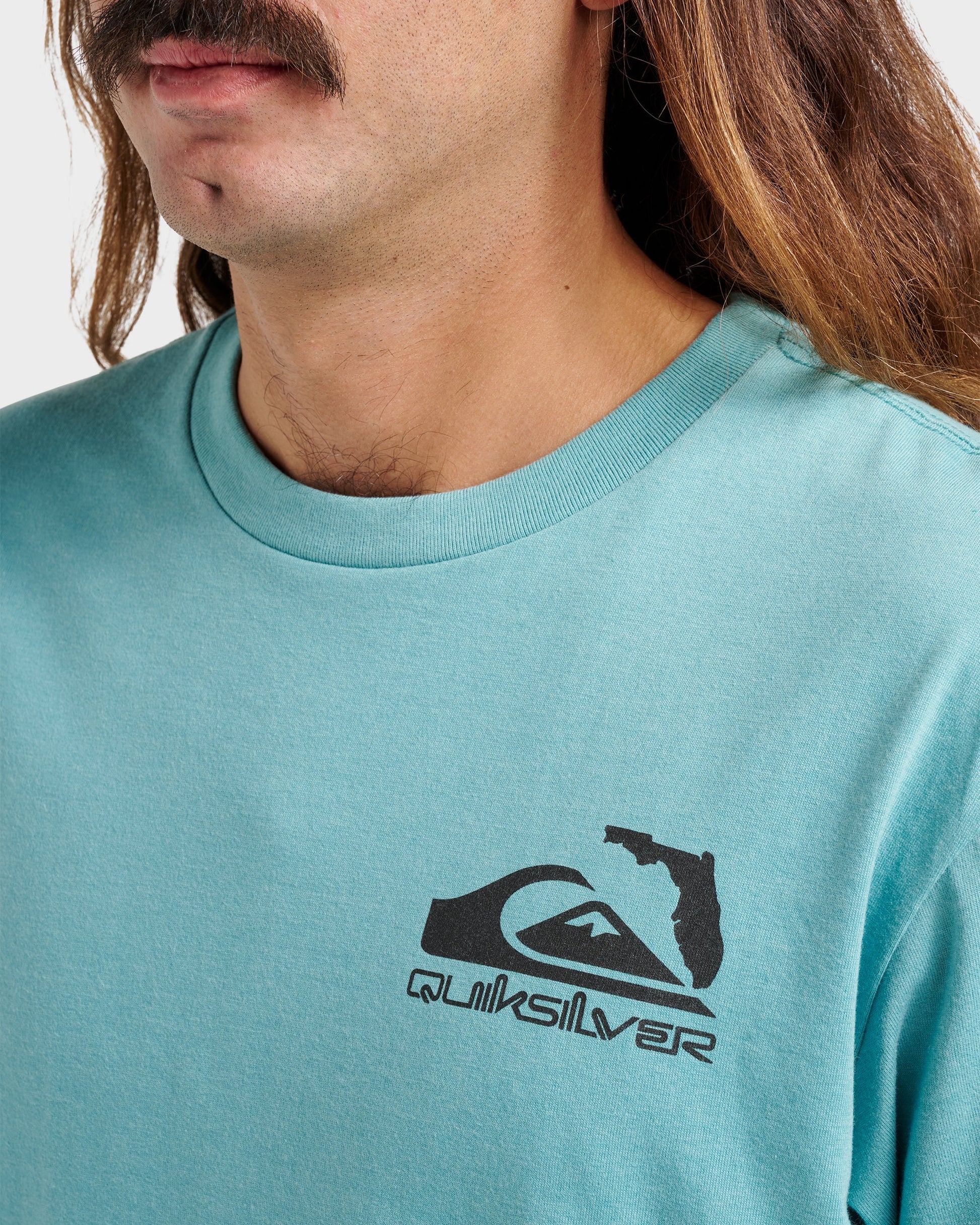 Fl Florida Lookout Point Classic T-shirt - Dusty Turquoise Heather - Quick Silver
