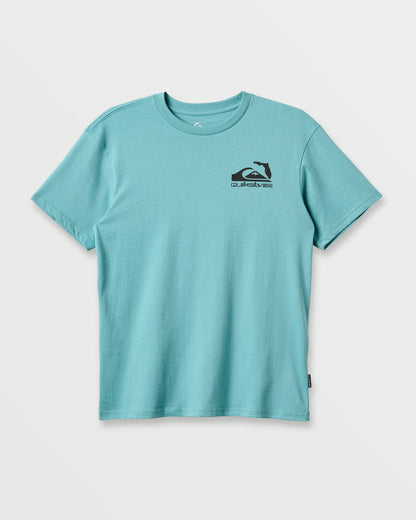 Fl Florida Lookout Point Classic T-shirt - Dusty Turquoise Heather - Quick Silver