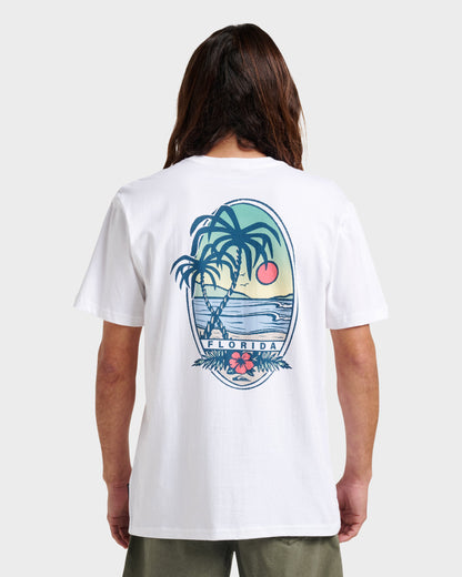 Fl Florida Lookout Point Classic T-shirt - White - Quick Silver