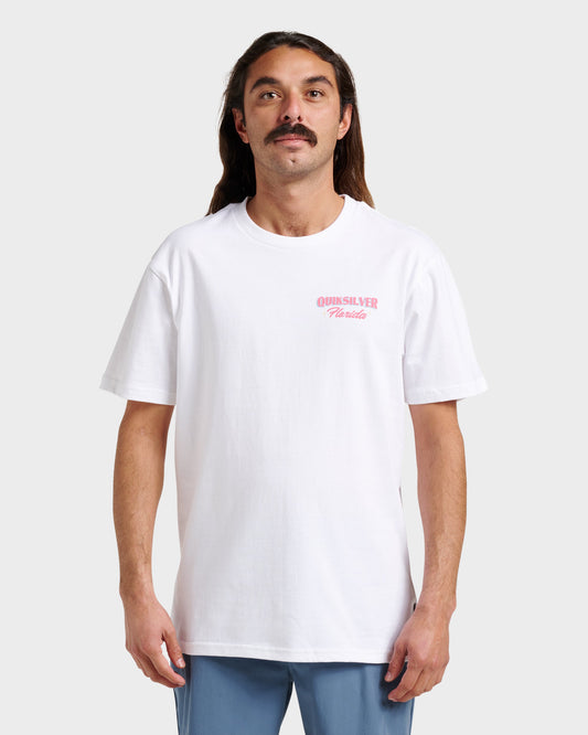 Fl Florida Time Classic T-shirt - White - Quick Silver