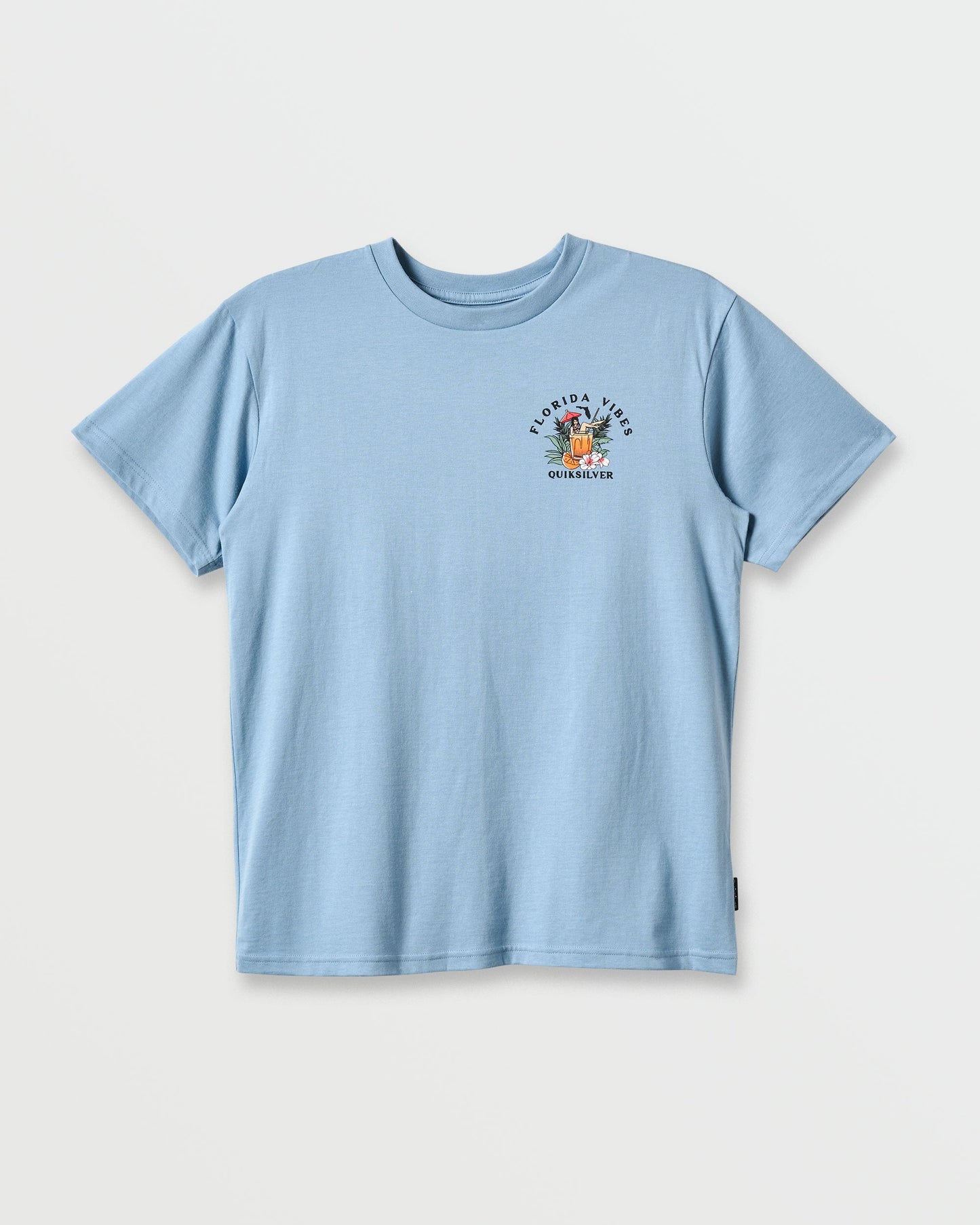 Fl Florida Vibes Classic T-shirt - Ashley Blue Heather - Quick Silver
