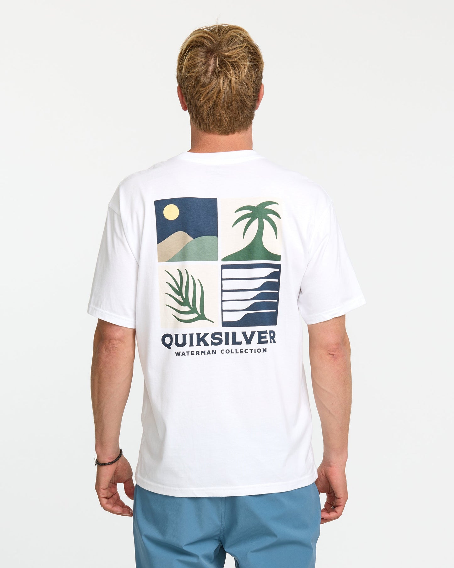 Waterman Four Elements Classic T-shirt - White - Quick Silver
