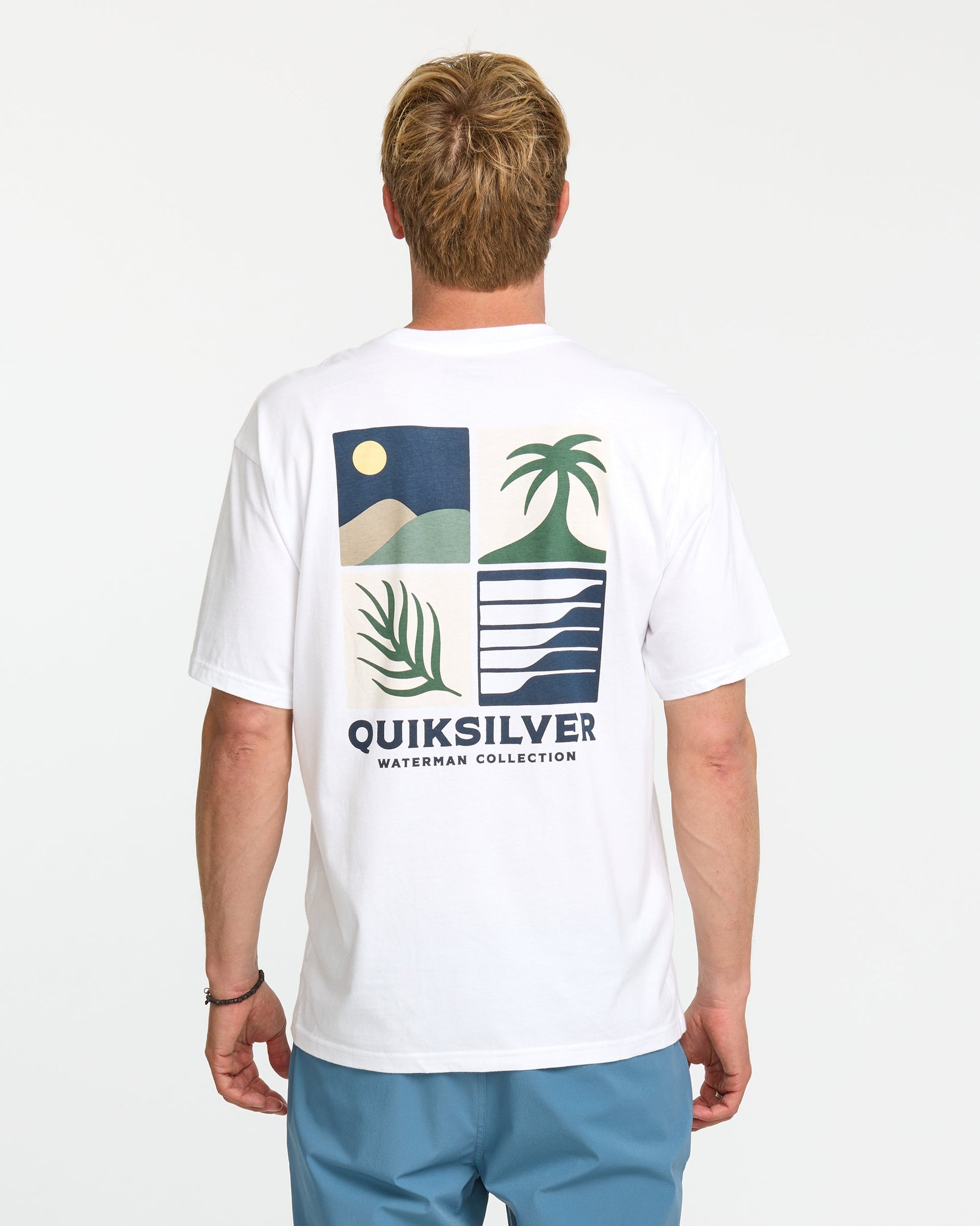 Waterman Four Elements Classic T-shirt - White - Quick Silver
