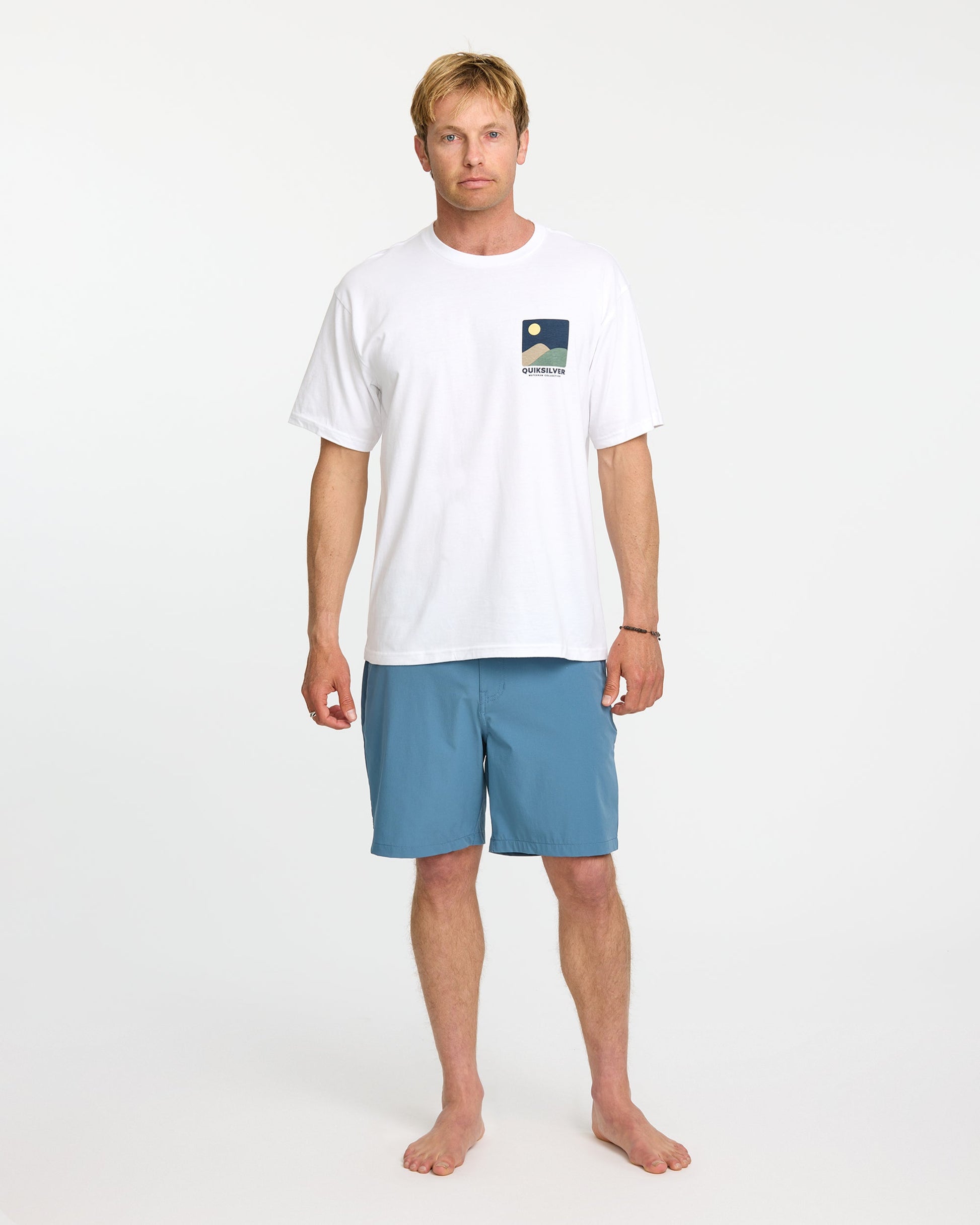 Waterman Four Elements Classic T-shirt - White - Quick Silver