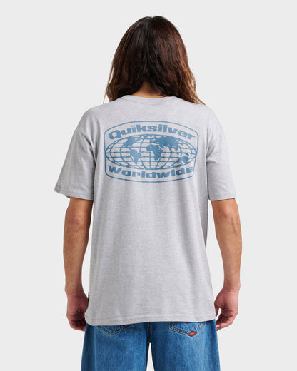 Global Local Classic T-shirt - Athletic Gray - Quick Silver