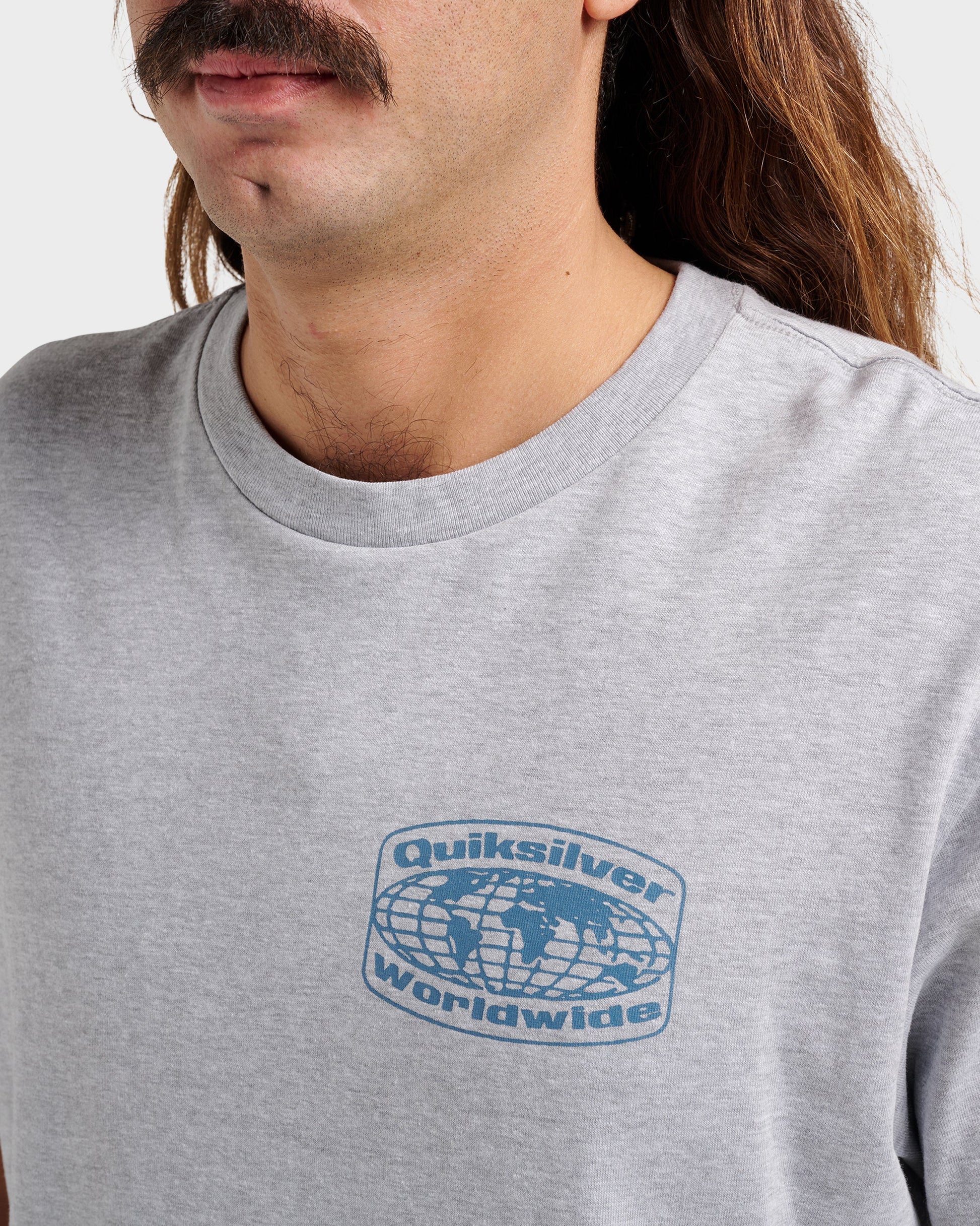 Global Local Classic T-shirt - Athletic Gray - Quick Silver