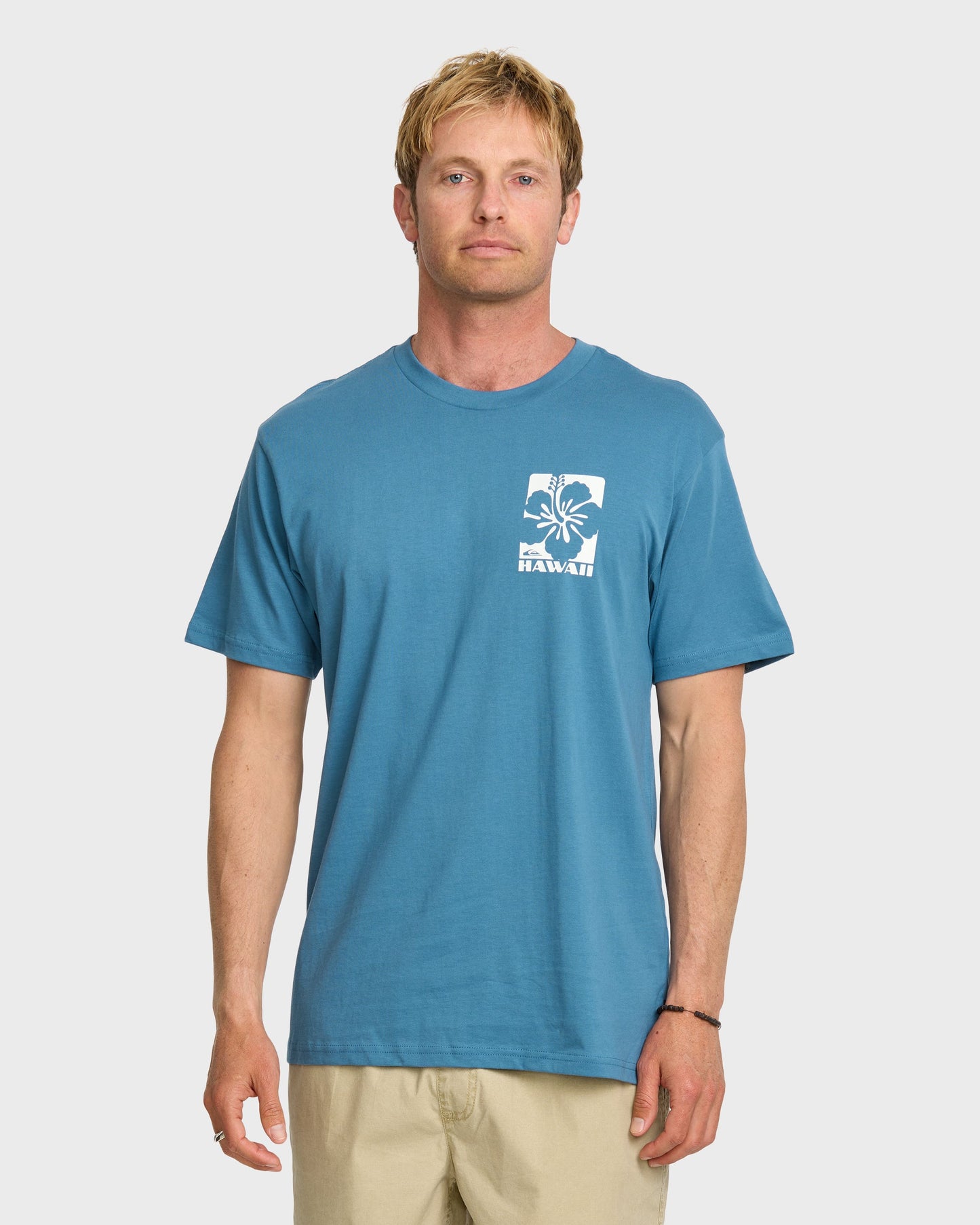Hi Hibiscus Classic T-shirt - Copen Blue - Quick Silver