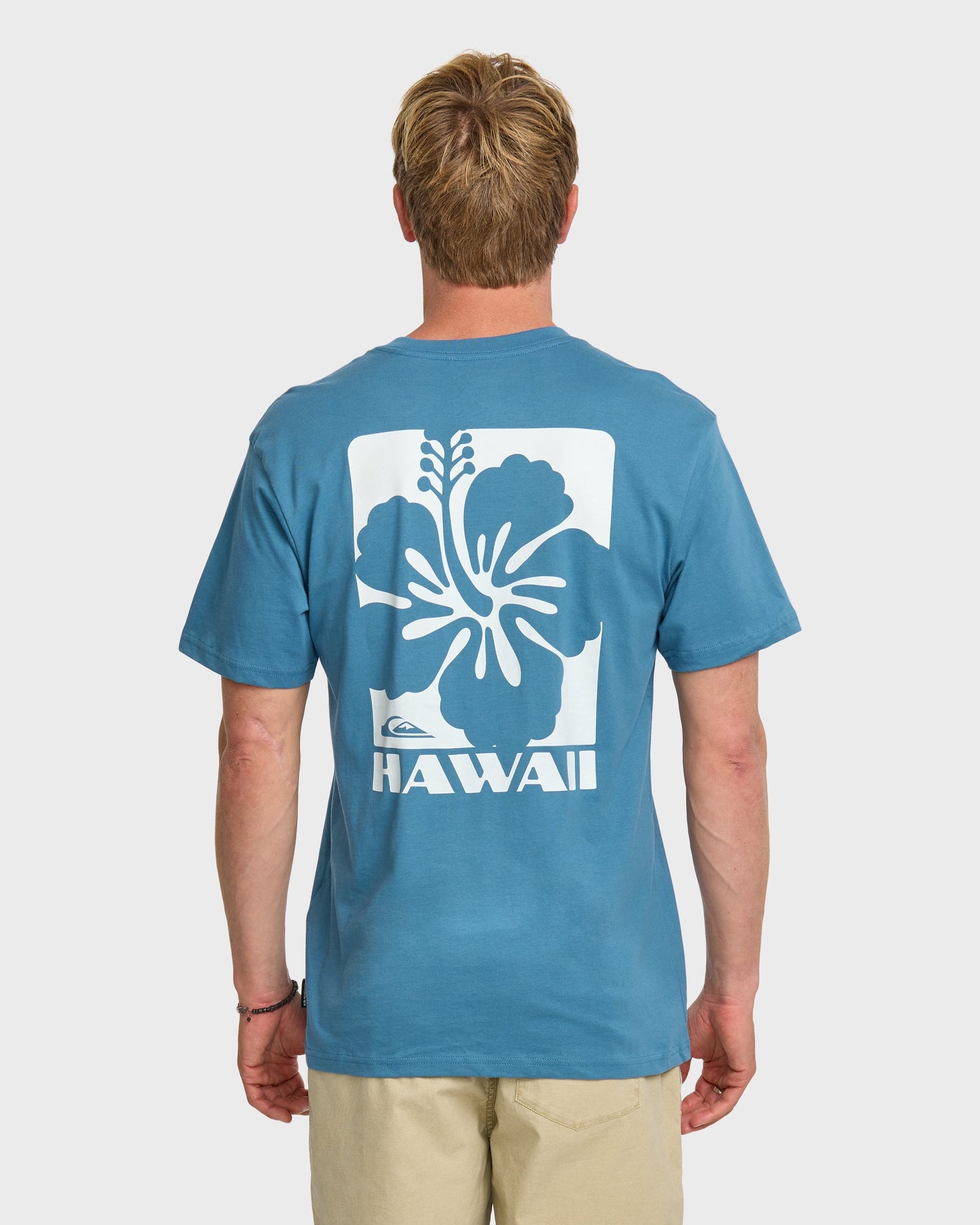 Hi Hibiscus Classic T-shirt - Copen Blue - Quick Silver
