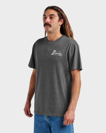 Island Vibin Classic T-shirt - Charcoal Heather - Quick Silver