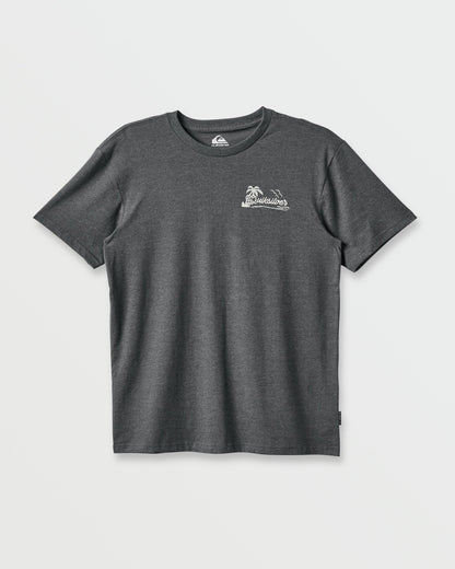 Island Vibin Classic T-shirt - Charcoal Heather - Quick Silver