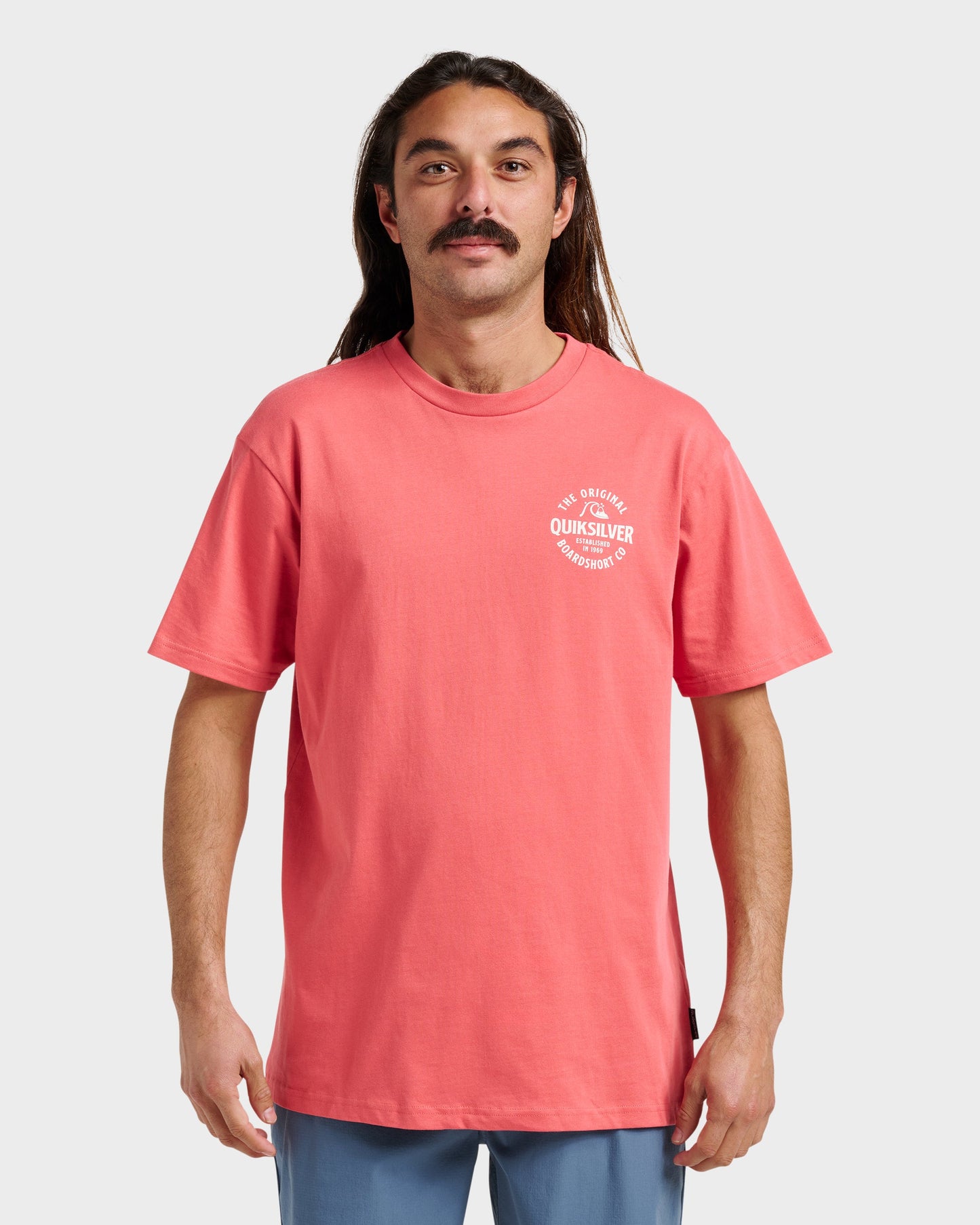 Locked Up Classic T-shirt - Mineral Red - Quick Silver