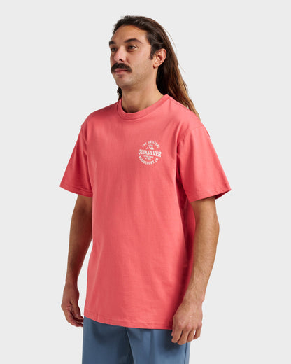 Locked Up Classic T-shirt - Mineral Red - Quick Silver