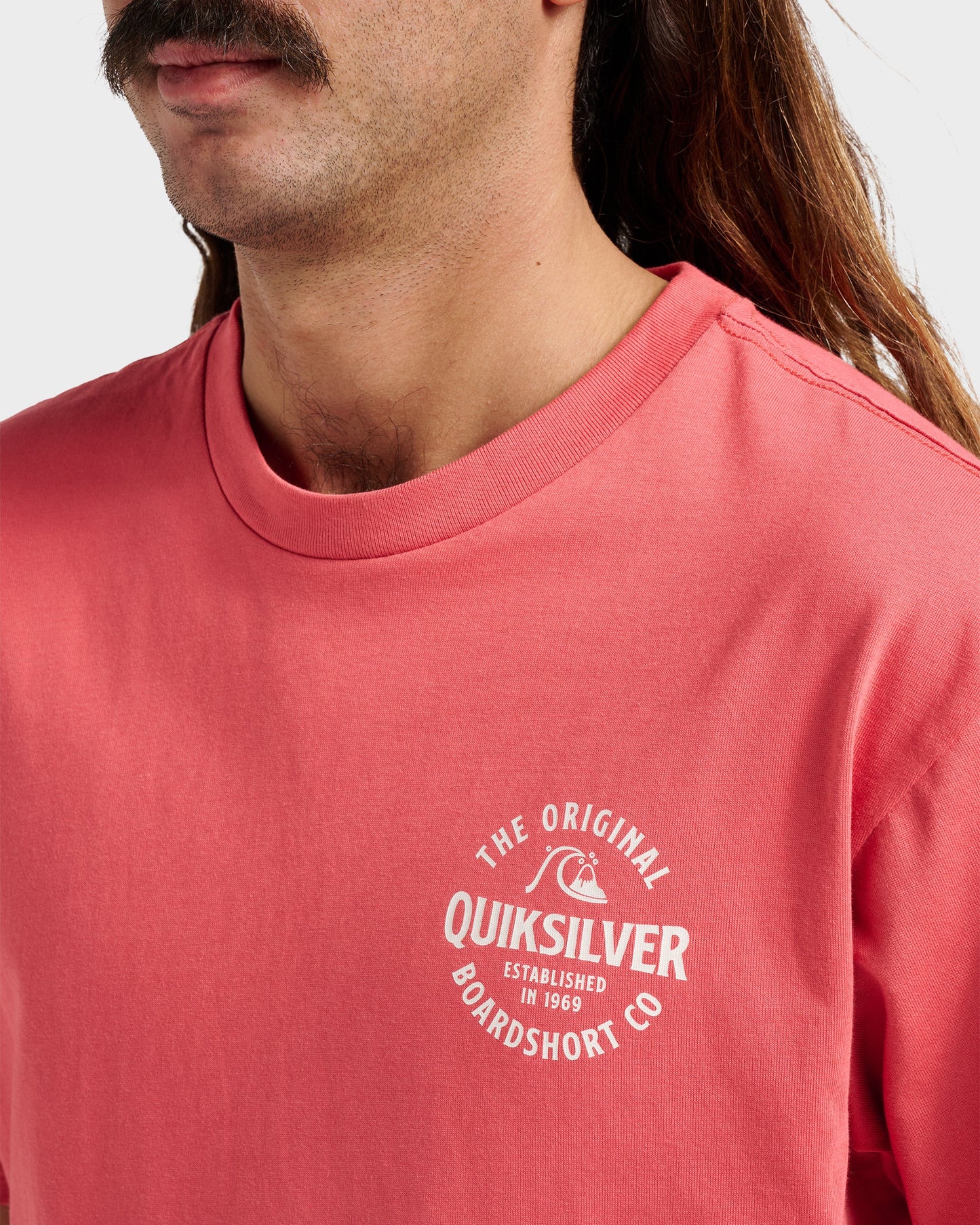 Locked Up Classic T-shirt - Mineral Red - Quick Silver