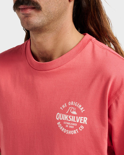 Locked Up Classic T-shirt - Mineral Red - Quick Silver