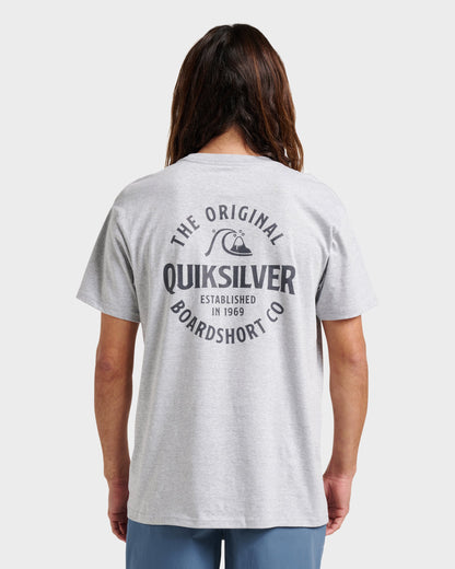 Locked Up Classic T-shirt - Athletic Gray - Quick Silver