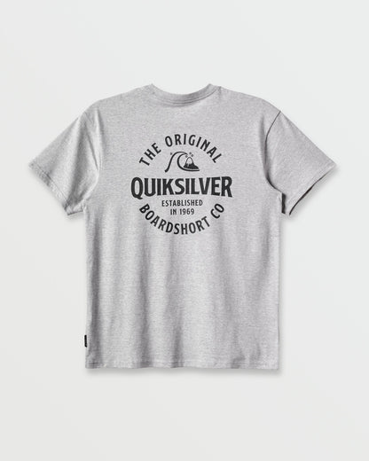 Locked Up Classic T-shirt - Athletic Gray - Quick Silver