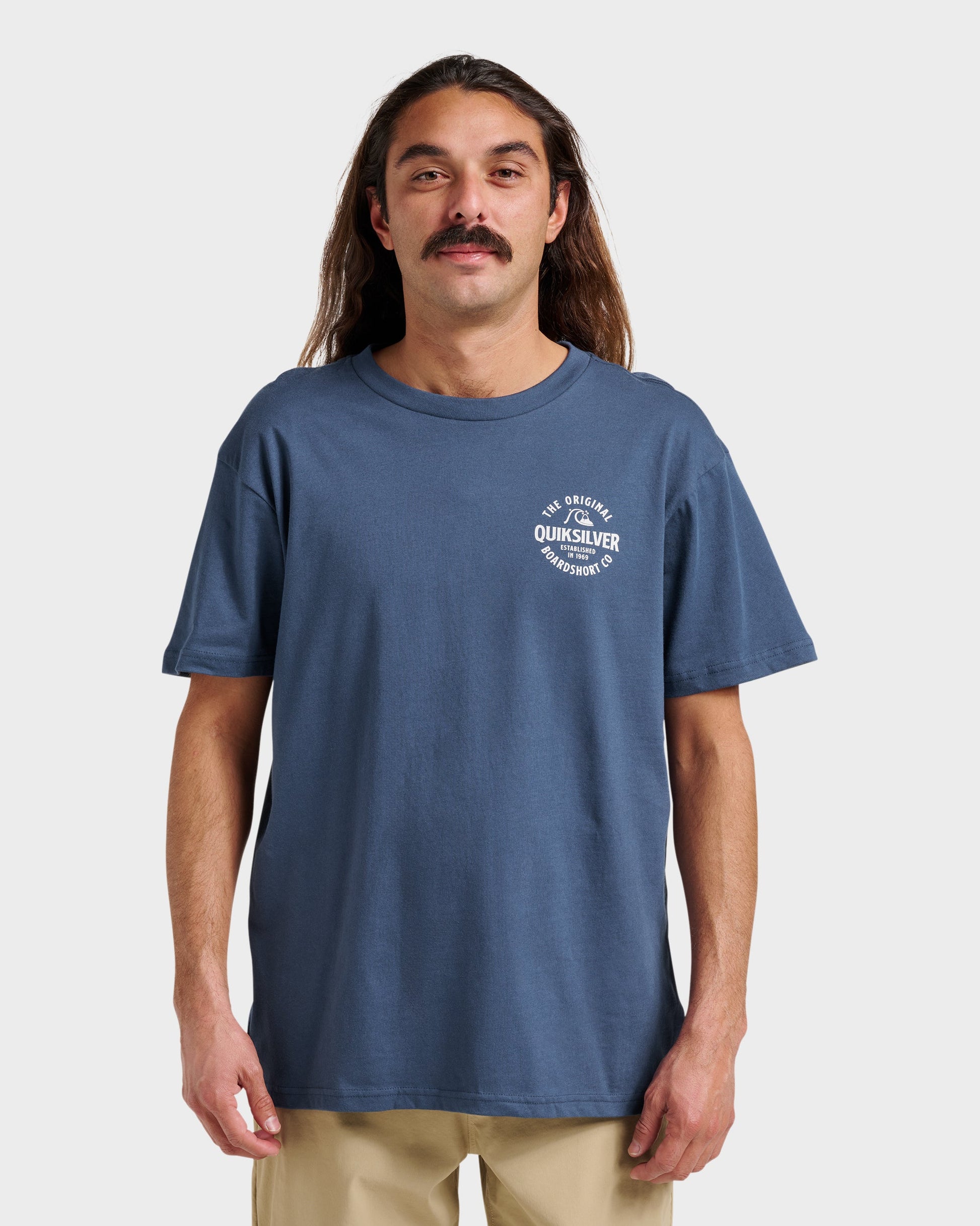 Locked Up Classic T-shirt - Navy - Quick Silver