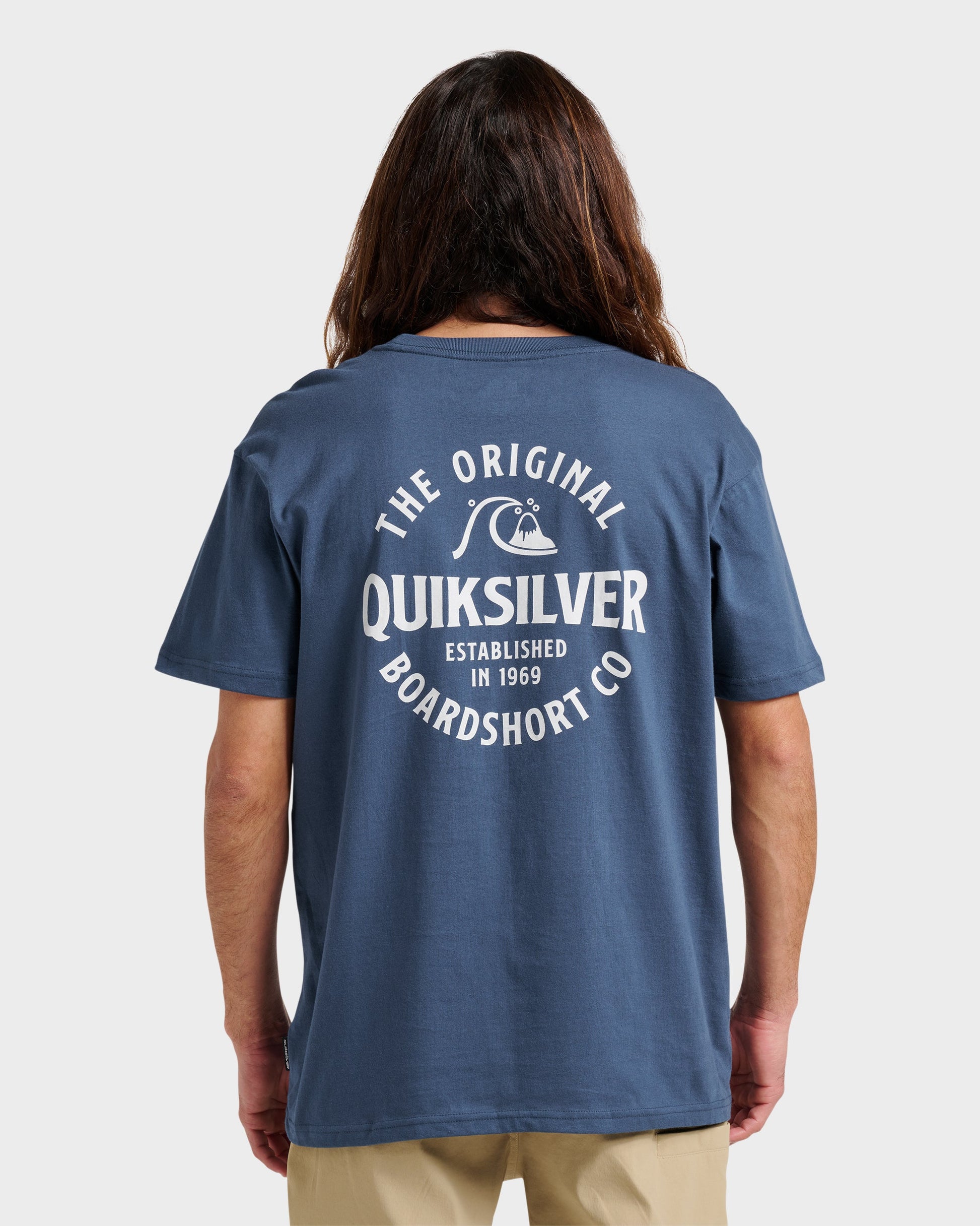 Locked Up Classic T-shirt - Navy - Quick Silver