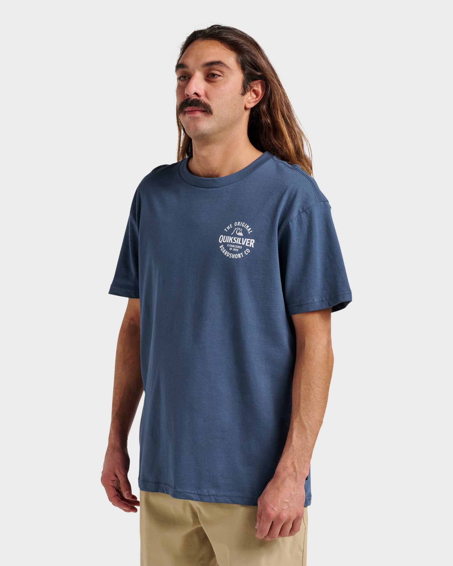 Locked Up Classic T-shirt - Navy - Quick Silver