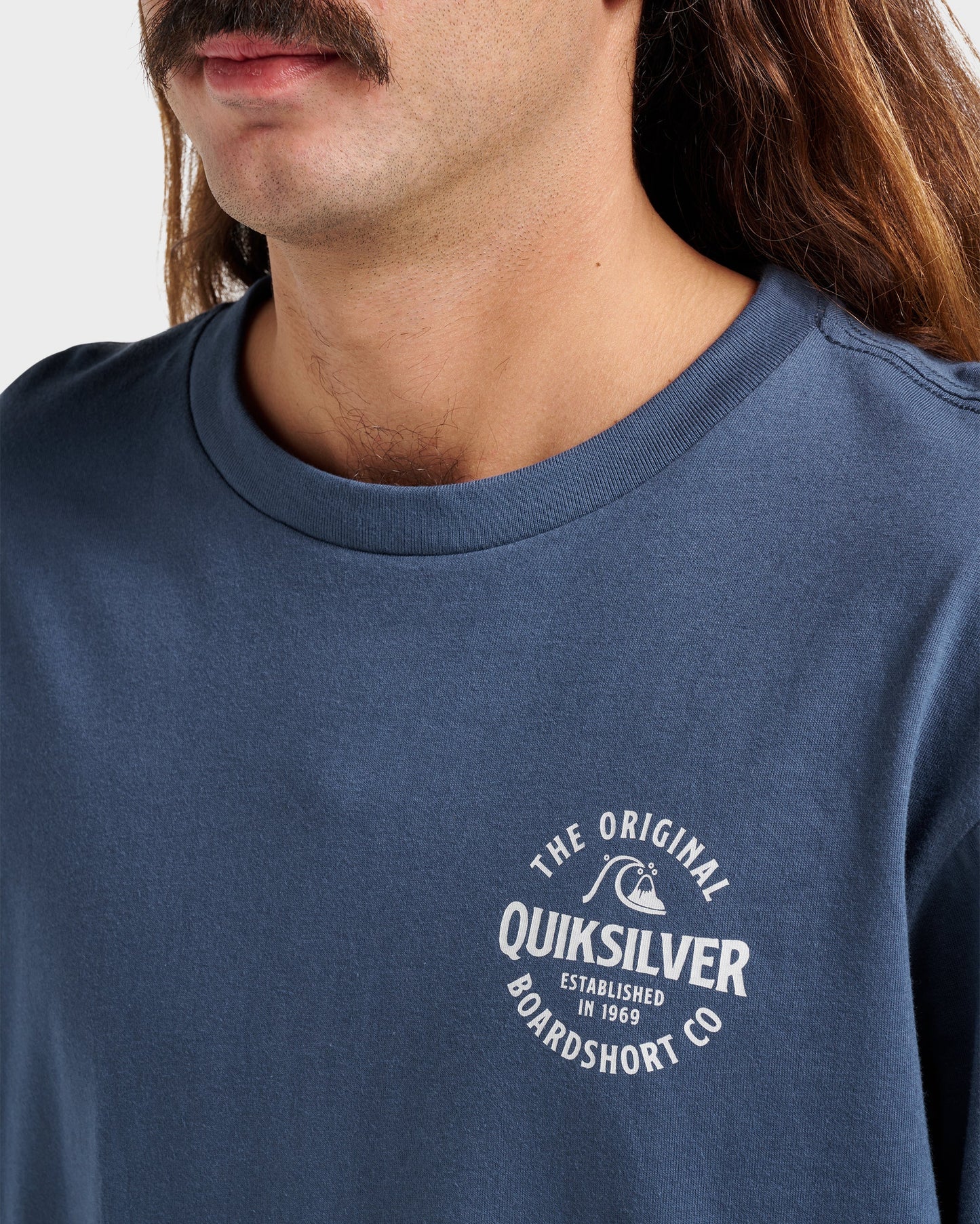 Locked Up Classic T-shirt - Navy - Quick Silver